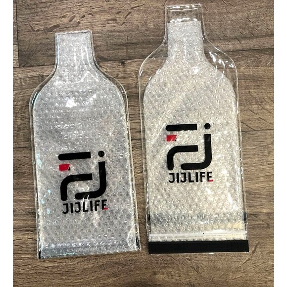 JIJLife Wine Bottle Protector Sleeve Set Of 5  Reusable Leak-Proof Bubble Wrap - Picture 4 of 11